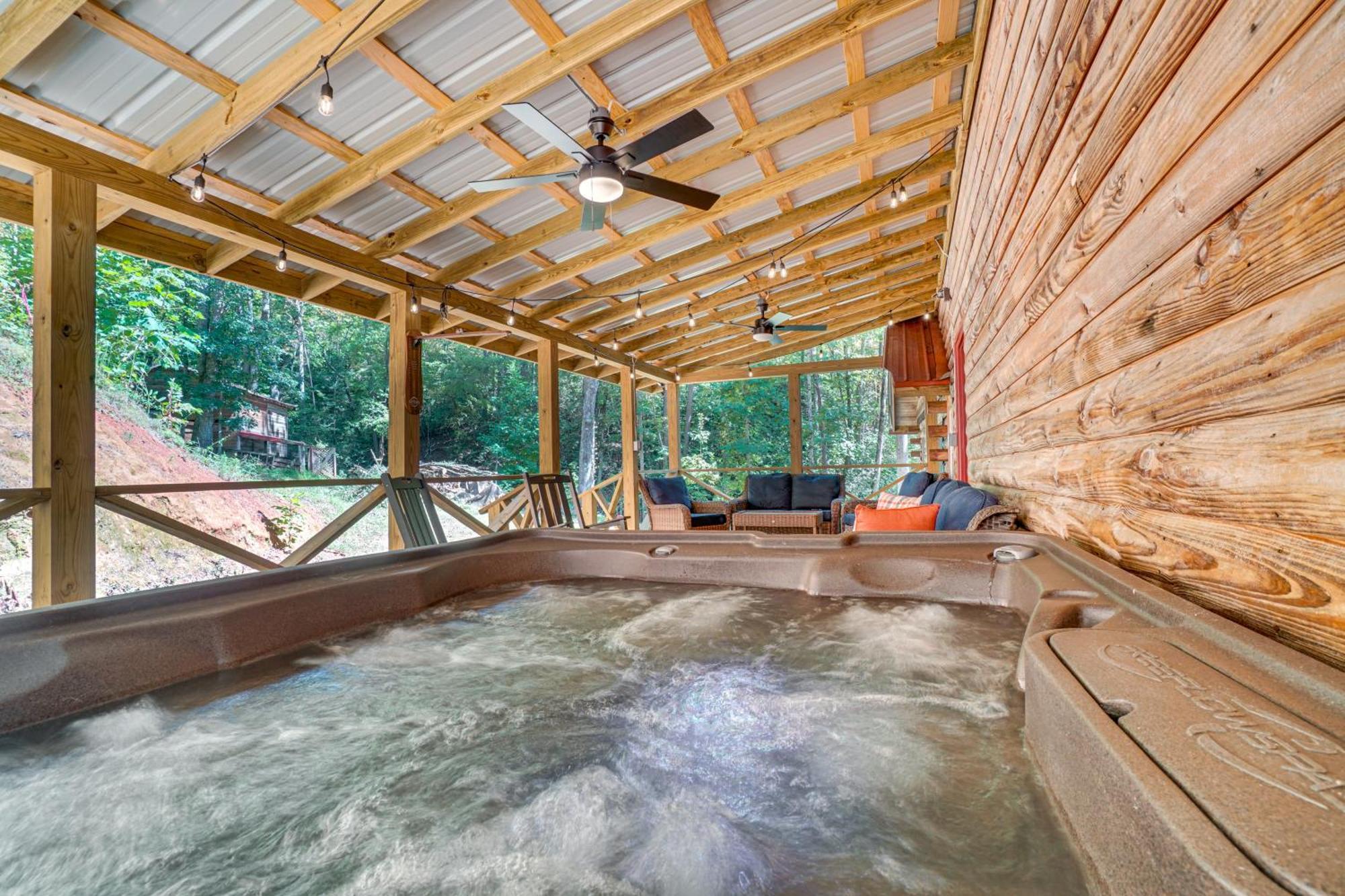 Sautee Nacoochee North Georgia Mtn Escape With Hot Tub And Games! 빌라 외부 사진